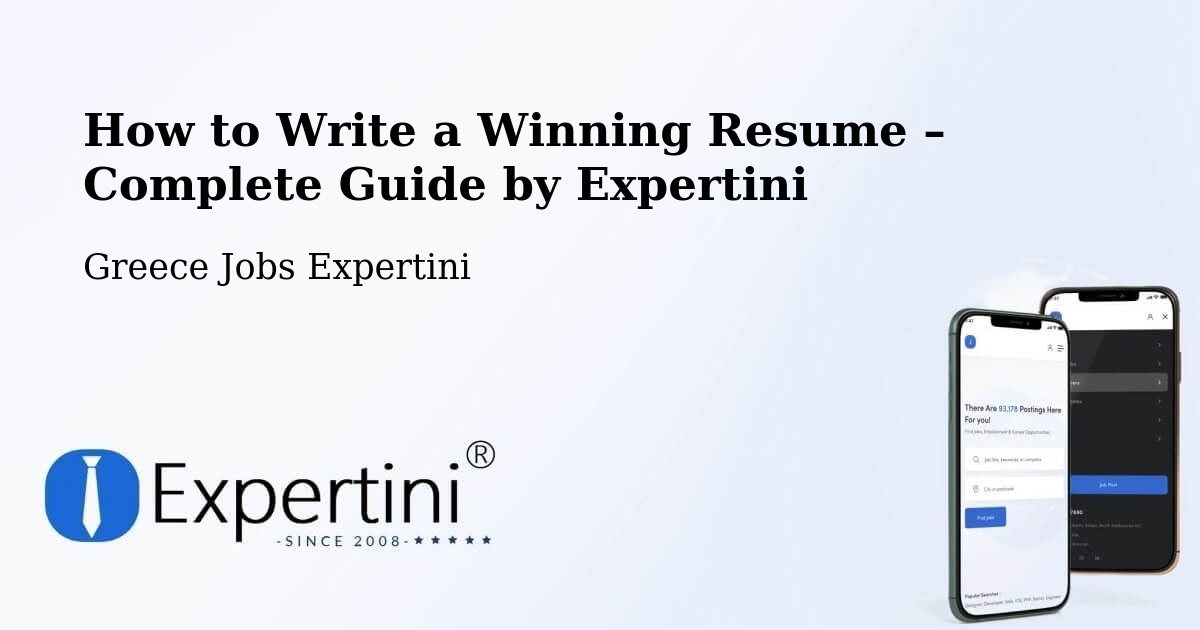 Resume Writing Guide for Job Seekers – Íos - Íos, Greece Jobs Expertini